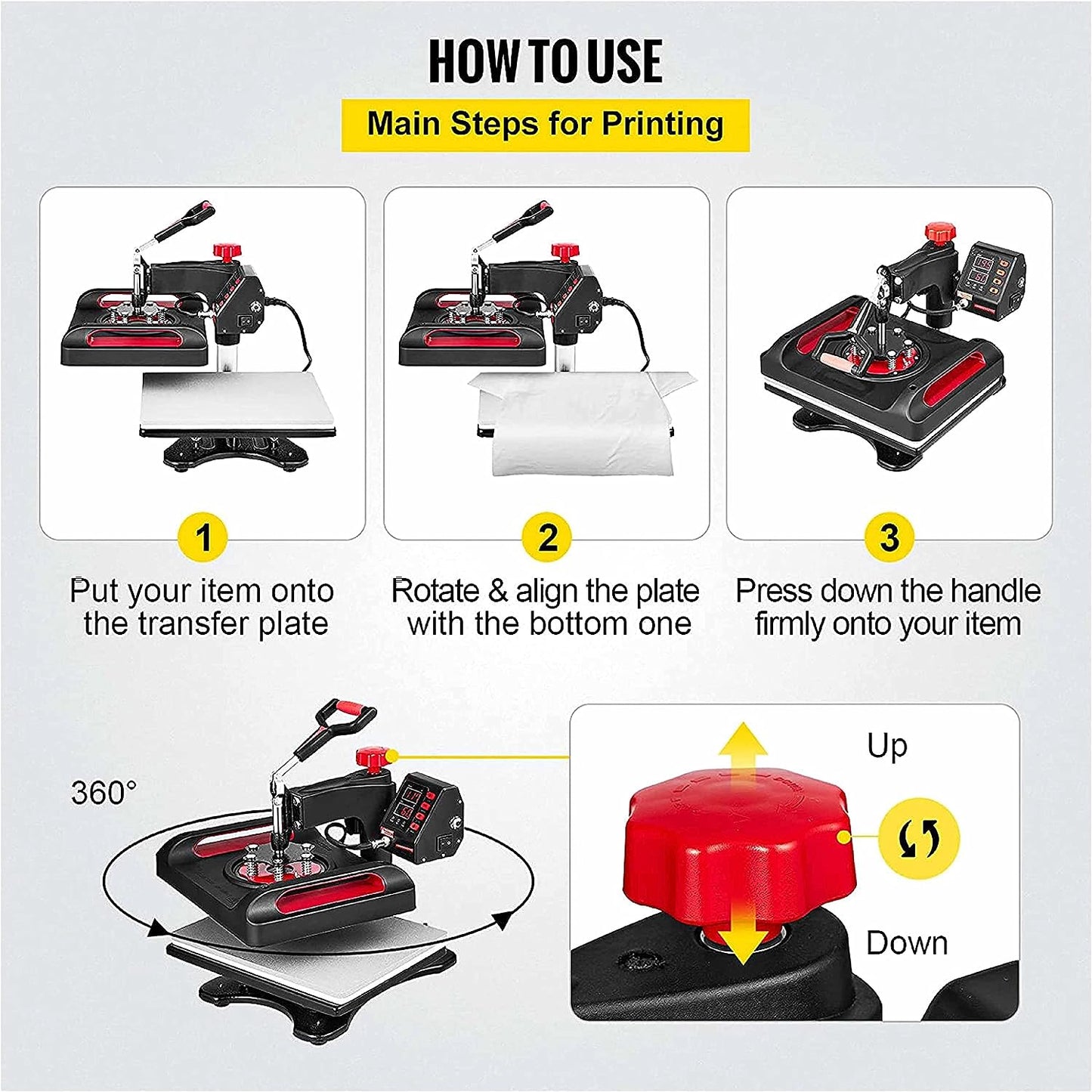 Impresomatic 9 in 1 Heat Press Machine