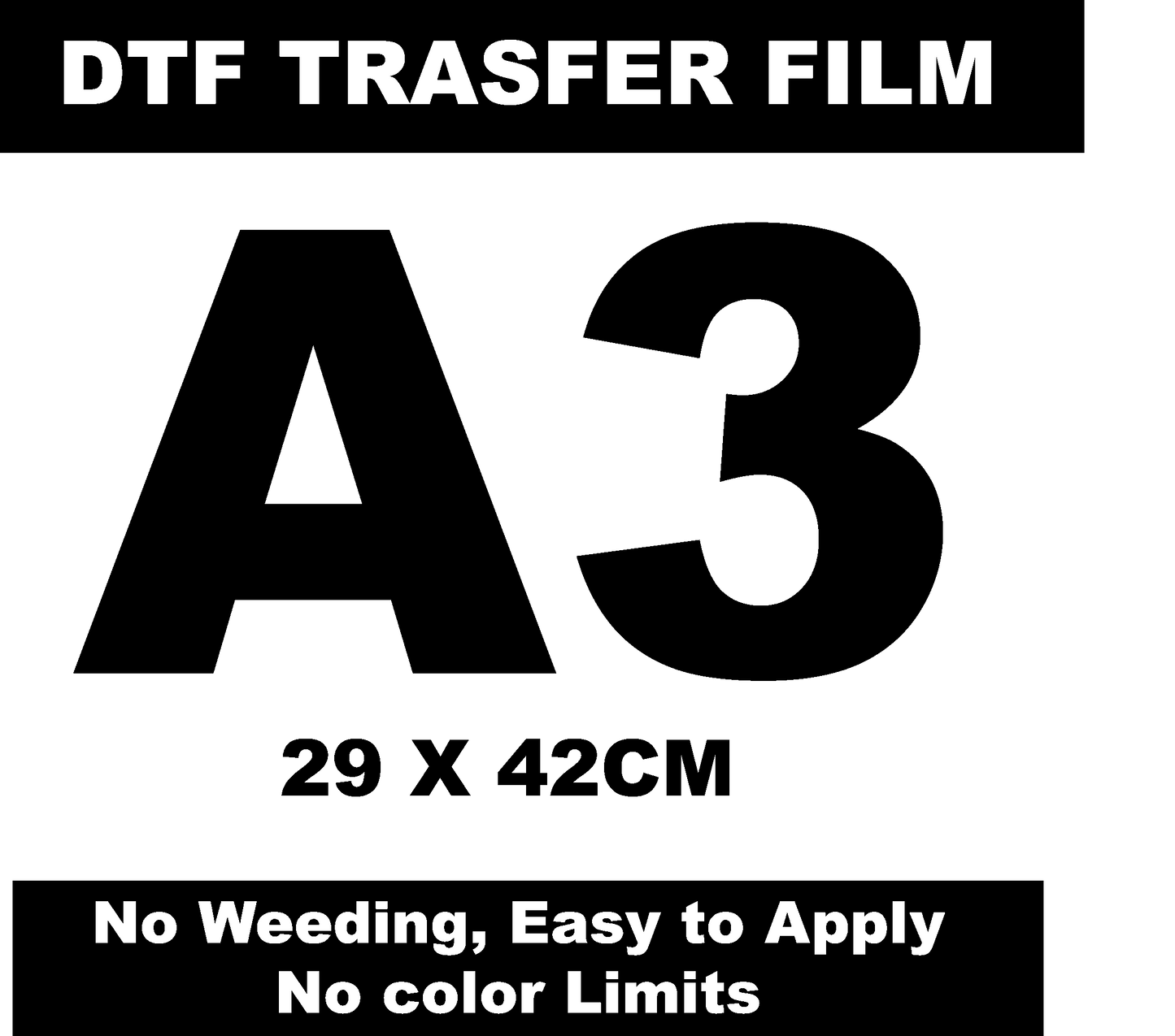 DTF Printing ( Size A3 29 x 42cm )